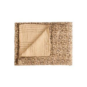 Taj Hotel Home Decor Kantha Cotton Throw | 1-Piece | Multicolor | 50"x70"